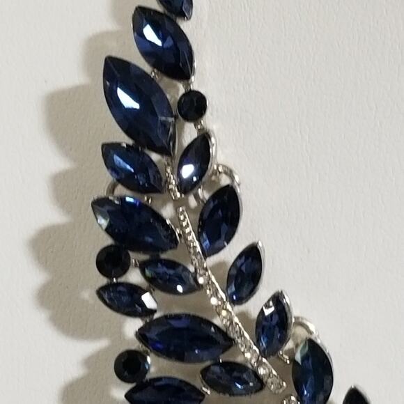 Rare blue marquise bib statement 14" 2" ex.  1.1936 - Picture 6 of 16